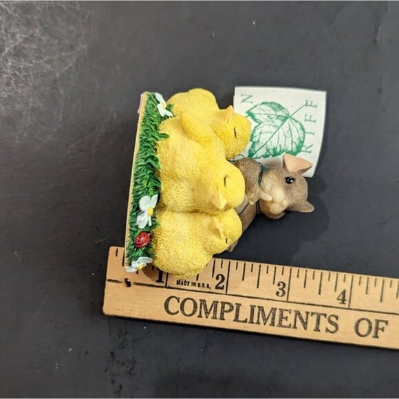 Charming Tails,  "Shhh, Don't Make a Peep," Figurine  chicks Fitz and Floyd - Picture 8 of 9